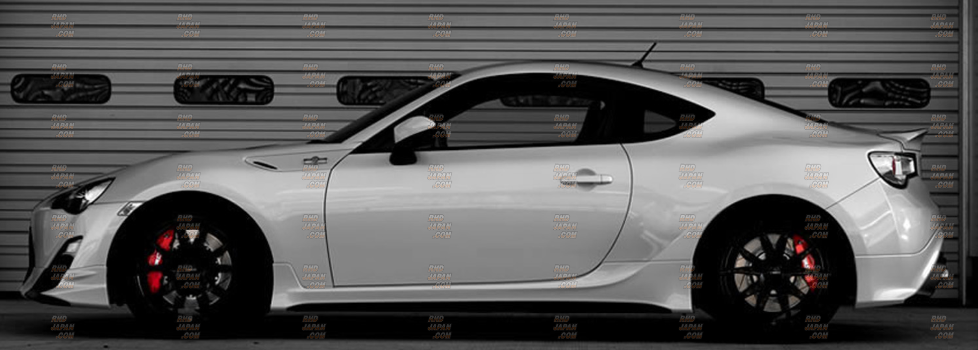 TRD Side Skirt Set Unpainted - 86 ZN6 Zenki - RHDJapan